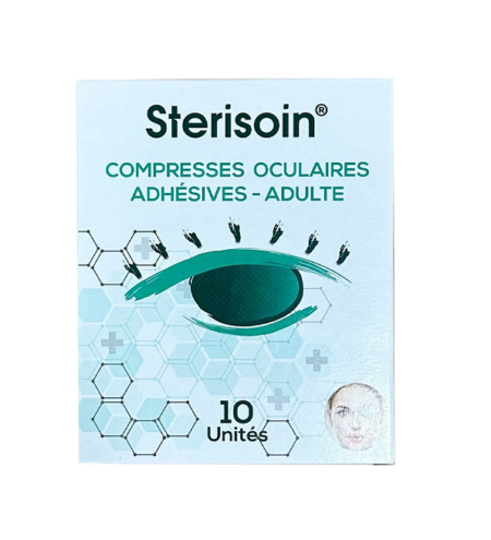 Sterisoin Compresses Oculaires Adulte Boite de 10 Unités