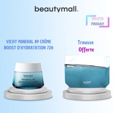 VICHY MINÉRAL 89  CRÈME RICHE BOOST D’HYDRATATION 100H SANS PARFUM