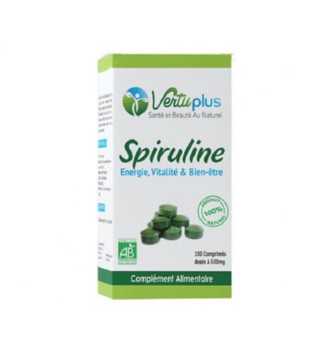 Vertu Plus Spiruline 100 Comprimés