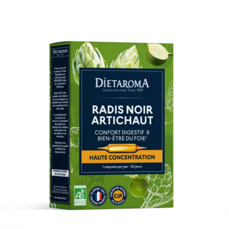 Dietaroma Radis Noir Artichaut 20 Ampoules*10ml