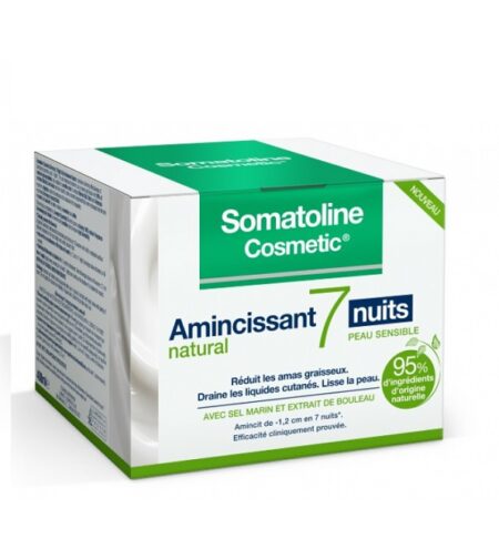 SOMATOLINE AMINCISSANT 7 NUITS NATURAL 400ML MINCEUR PEAUX SENSIBLES