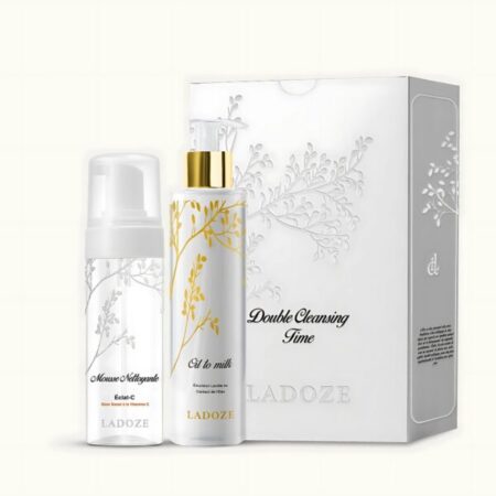 Ladoze Double cleansing time Coffert  » oil to milk 200ml+Mousse 150ml »