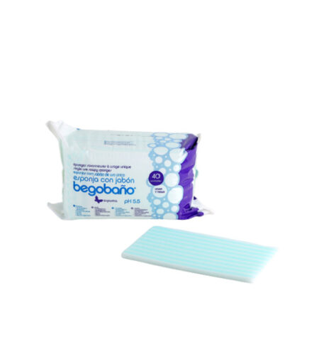 Begobano eponge savonneuse 12*20 cm 40 Unités