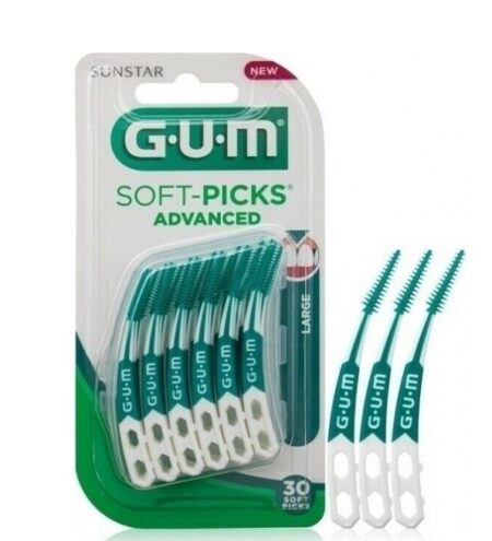 Gum Soft Picks Advanced Large 30 Pièces 651