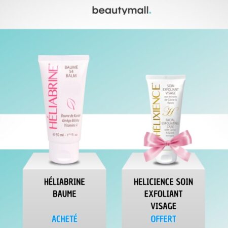 Heliabrine Baume 54 soin visage 50Ml = Heliabrine Exfoliant Visage OFFERT