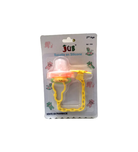 Juniors sucette en silicone  jub 2eme age +couvercle