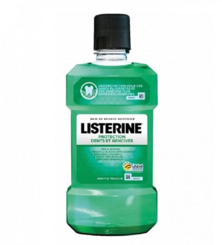 LISTERINE BAIN DE BOUCHE PROTECTION DENTS ET GENCIVES 250ML