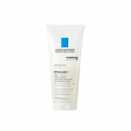 La-Roche-Posay EFFACLAR H ISO-BIOME Crème Nettoyante | Peau sèche à tendance acnéique | 200ml
