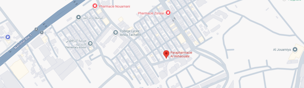 map Para Al Akhaouate