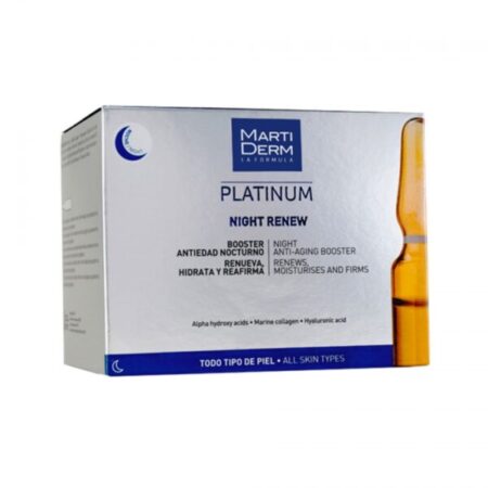 Martiderm platinum night renew 10 AMP