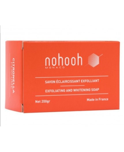Nohooh savon eclaircissante exfoliant citronnelle 200g