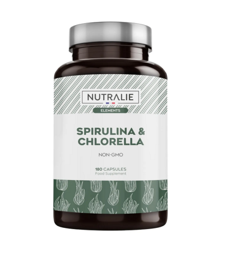 NUTRALIE SPIRULINE & CHLORELLA 180 GÉLULES