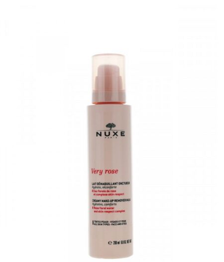 Nuxe Very Rose Lait Démaquillant Onctueux 200ml