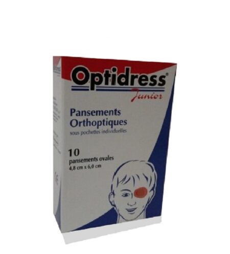 OPTIDRESS JUNIOR PANSEMENTS OCULAIRES BOITE DE 10 PIECES