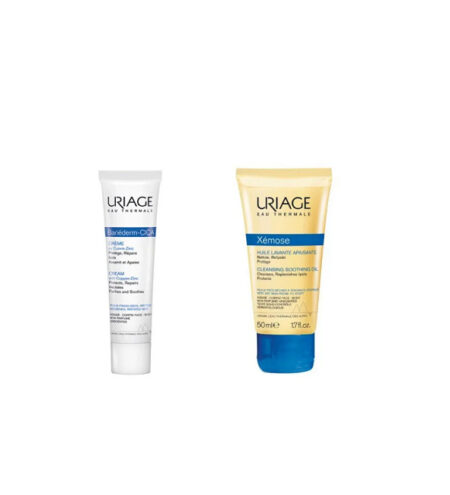 URIAGE BARIÉDERM-CICA CRÈME AU CUIVRE-ZINC + XÉMOSE – HUILE LAVANTE APAISANTE 50ml OFFERTE