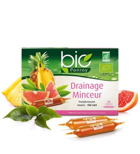 Yves Ponroy Ampoules Drainage – Minceur Bio – 20 ampoules