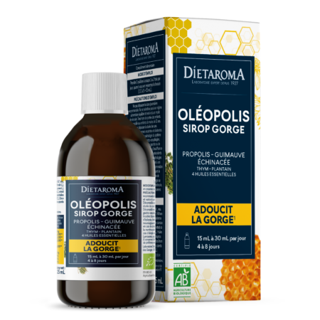DIETAROMA Oléopolis sirop gorge 125 ml